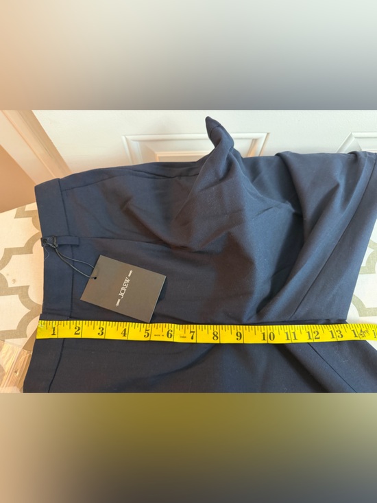 J.Crew Essential wide-leg pant in Italian studio wool blend NWT Size 4 - Picture 5 of 10